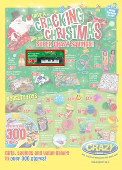 The Crazy Store : Cracking Christmas Super Crazy Savings (24 Nov - 24 Dec 2017), page 1