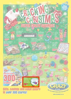 The Crazy Store : Cracking Christmas Super Crazy Savings (24 Nov - 24 Dec 2017), page 1