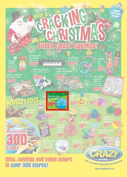 The Crazy Store : Cracking Christmas Super Crazy Savings (24 Nov - 24 Dec 2017), page 1