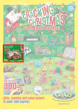 The Crazy Store : Cracking Christmas Super Crazy Savings (24 Nov - 24 Dec 2017), page 1