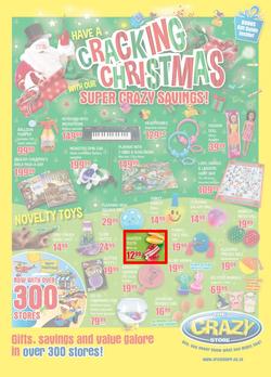 The Crazy Store : Cracking Christmas Super Crazy Savings (24 Nov - 24 Dec 2017), page 1