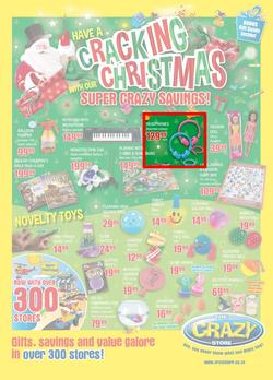 The Crazy Store : Cracking Christmas Super Crazy Savings (24 Nov - 24 Dec 2017), page 1