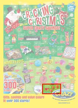 The Crazy Store : Cracking Christmas Super Crazy Savings (24 Nov - 24 Dec 2017), page 1
