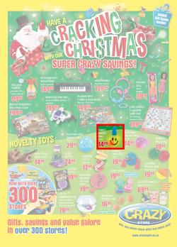 The Crazy Store : Cracking Christmas Super Crazy Savings (24 Nov - 24 Dec 2017), page 1