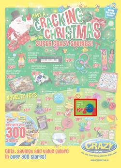 The Crazy Store : Cracking Christmas Super Crazy Savings (24 Nov - 24 Dec 2017), page 1