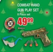 Combat Hand Gun Play Set 8 Piece Set