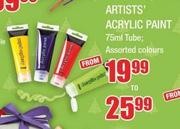 Artists` Acrylic Paint 75ml Tube