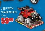 Jeep With Spare Wheel 21cm