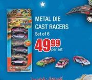 Metal Die Cast Racer Set Of 6-Per Set