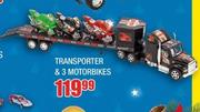 Transporter & 3 Motorbikes