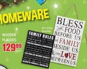 Wooden Plaques 28 x 22-Each