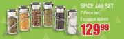 Spice Jar Set (7 Piece Set, Excludes Spices)