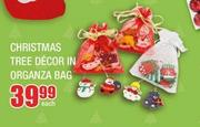 Christmas Tree Decor In Organa Bag-Each