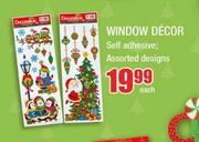 Window Decor Self Adhesive-Each