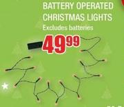 Battery Operated Christmas Light (Excludes Batteries)