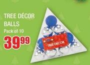 Tree Decor Balls Pack of 10