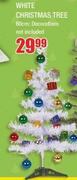White Christmas tree 60cm