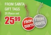 From Santa Gift Tags 20 Piece Set