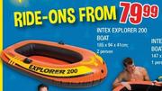 Intex Explorer 200 Boat 185 x 94 x 41cm, 2 Person