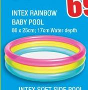 Intex Rainbow Baby Pool  86 x 25cm, 17cm Water Depth 