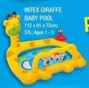 Intex Giraffee Baby Pool 112 x 91 x 72cm 63L