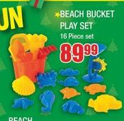Beach Bucket Play Set 16 Piece Set