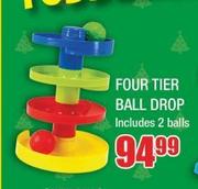 Four Tier Ball Drop With 2 Balls