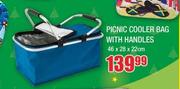 Picnic Cooler With Handles 46 x 20 x 22cm