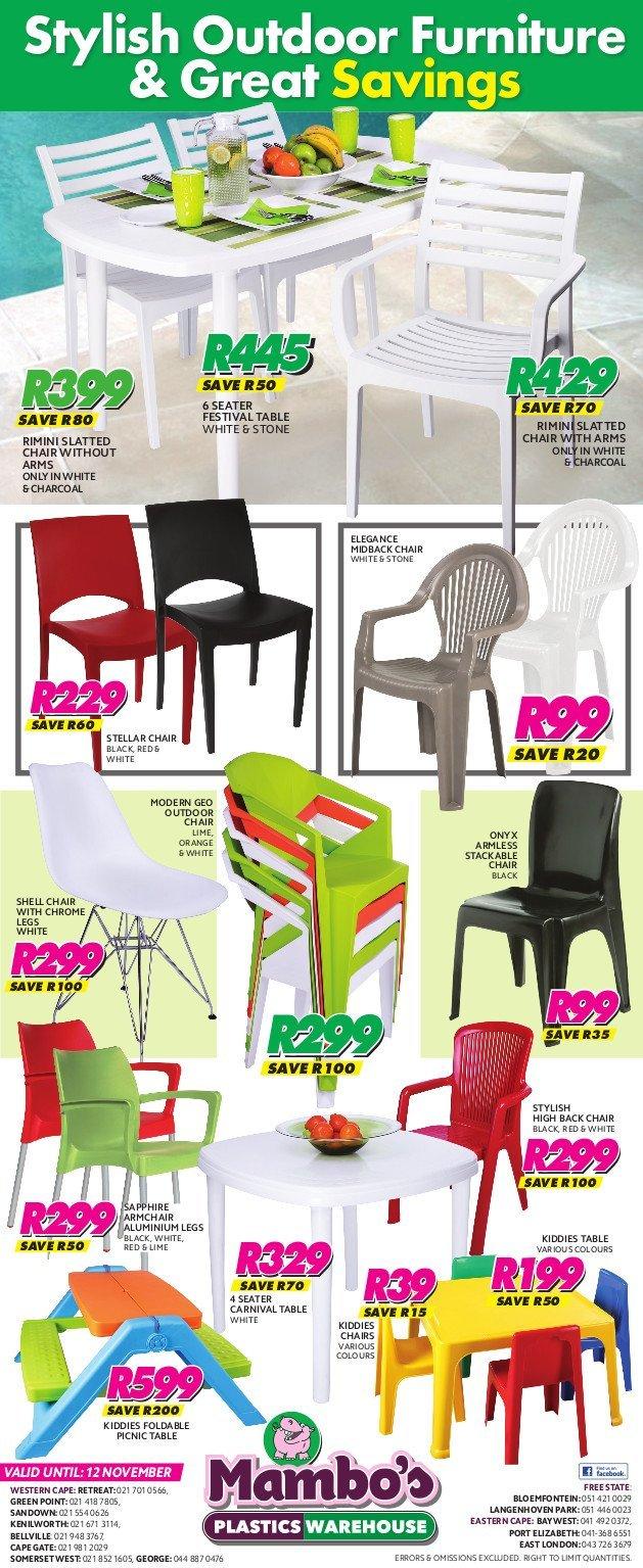 Builders warehouse 2024 plastic chairs