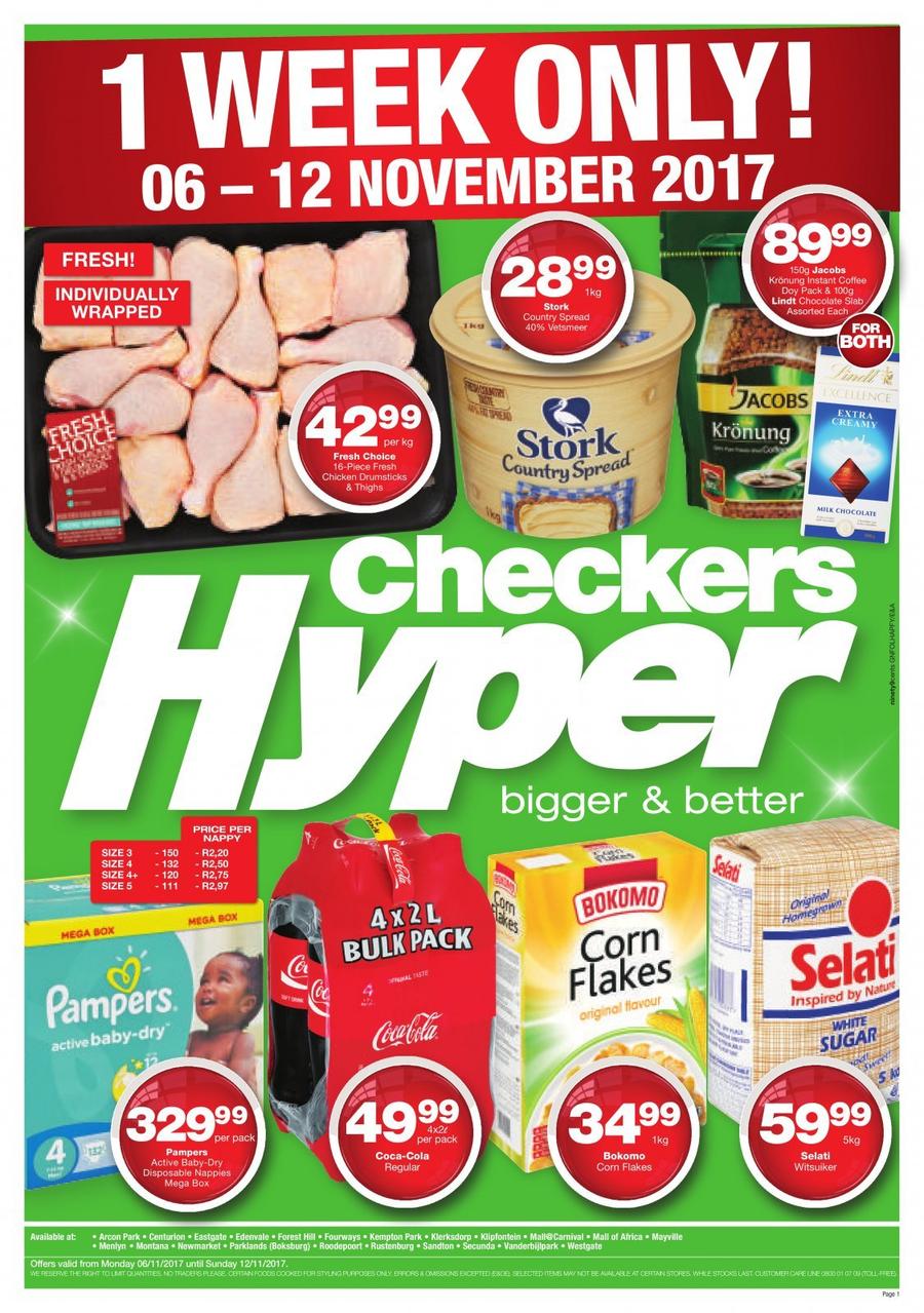 Checkers Hyper 1 Week Only 06 Nov