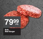 Bulk Beef Burger-Per Kg