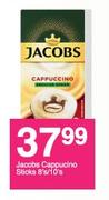 Jacobs Cappuccino Sticks-8's/10's 