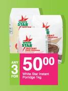 White Star Instant Porridge-3 x 1Kg
