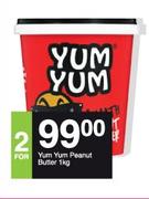 Yum Yum Peanut Butter-2 x 1Kg