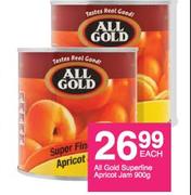 All Gold Superfine Apricot Jam-900g Each