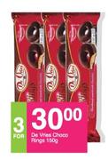 De Vries Choco Rings-3 x 150g