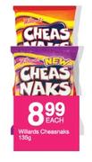 Willards Cheasnaks-135g Each