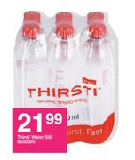 Thirsti Water Still-6x500ml 