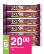 Real Chocolate-6x25g