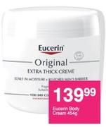 Eucerin Body Cream-454g