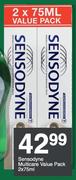 Sensodyne Multicare Value Pack-Any 2x75ml