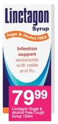 Linctagon Sugar & Alcohol Free Cough Syrup-150ml