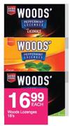Woods Lozenges-18's Each