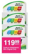 Centrum Multivitamin 30's Original Only-Each
