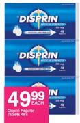 Disprin Regular Tablets-48's Each