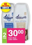 Dawn Body Lotion-For 2 x 400ml