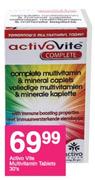 Activo Vite Multivitamin Tablets-32's Pack