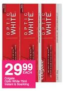 Colgate Optic White (Instant & Sparkling)-75ml Each
