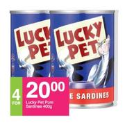 Lucky Pet Pure Sardines-4x400g