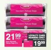 Save Standard Refuse Bags-20's Each